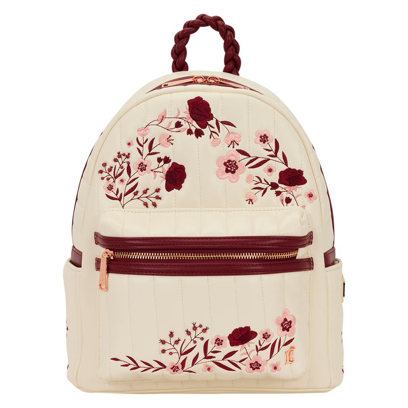 Sac à dos Cream & Red Floral LOUNGEFLY