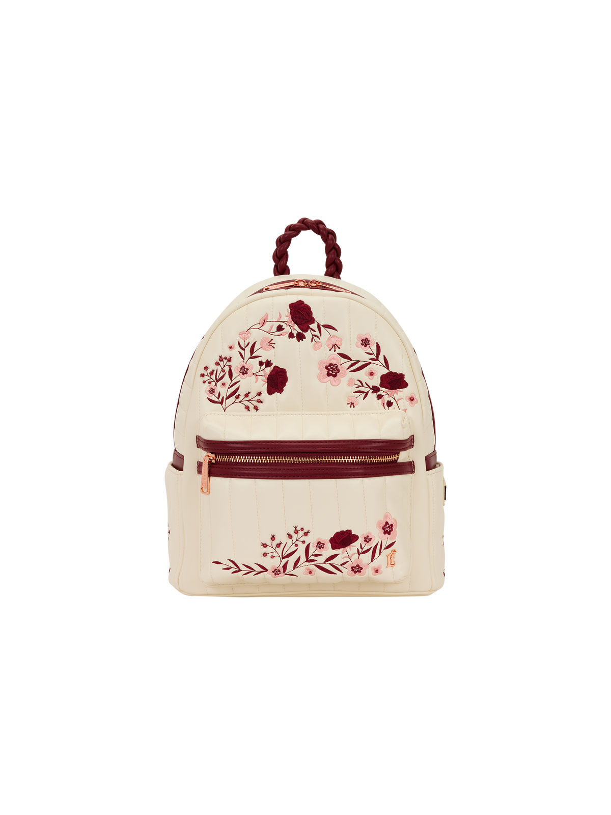 Sac à dos Cream & Red Floral LOUNGEFLY