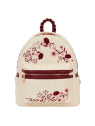 Sac à dos Cream & Red Floral LOUNGEFLY