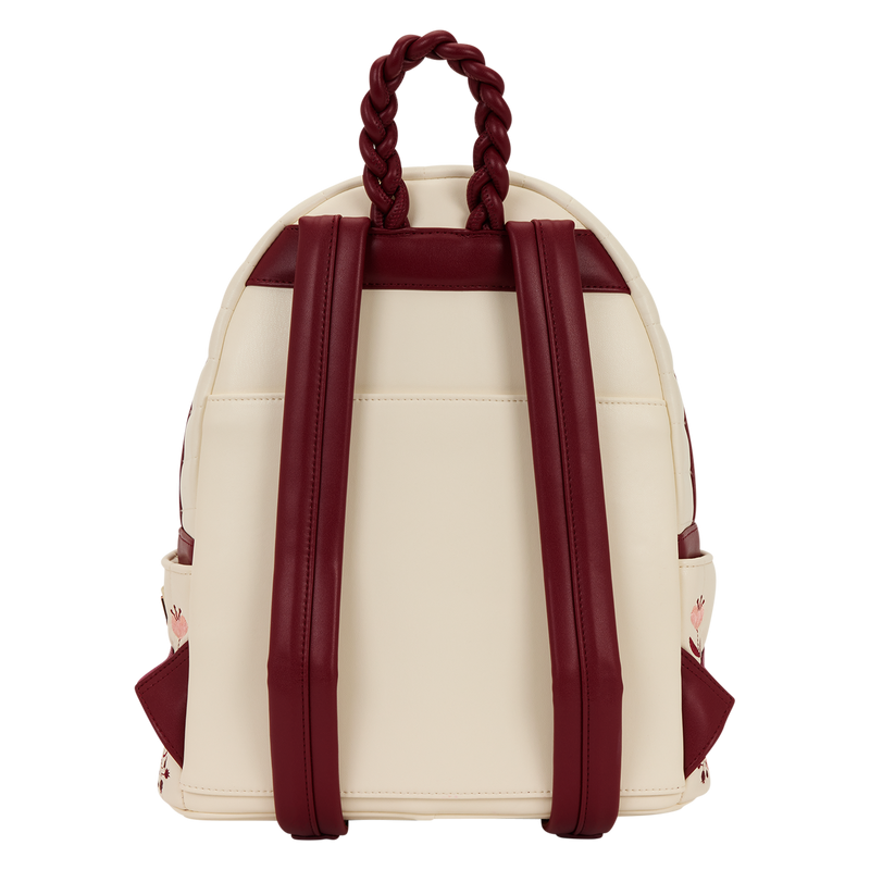 Sac à dos Cream & Red Floral LOUNGEFLY