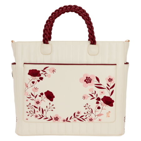 Sac Cream & Red Floral convertible LOUNGEFLY