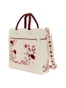 Sac Cream & Red Floral convertible LOUNGEFLY