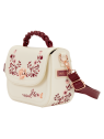 Sac bandoulière Cream & Red Floral convertible LOUNGEFLY