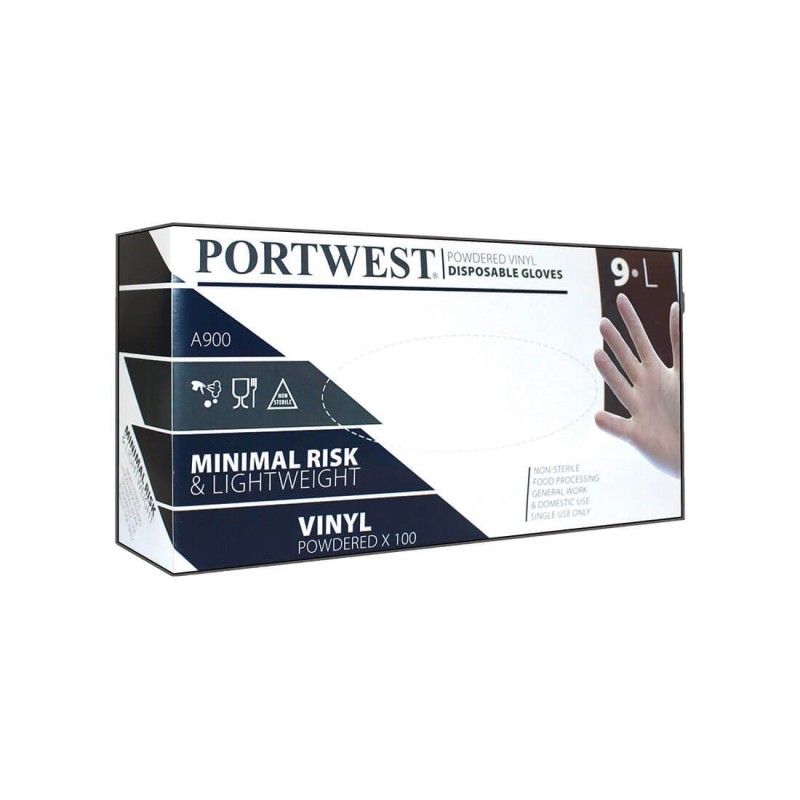 Gants vinyle transparent  - PORTWEST A900