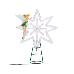 Etoile d'arbre de Noël Lumineuse Fée Clochette Disney