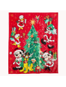 Plaid polaire Mickey et ses amis Noël Disney