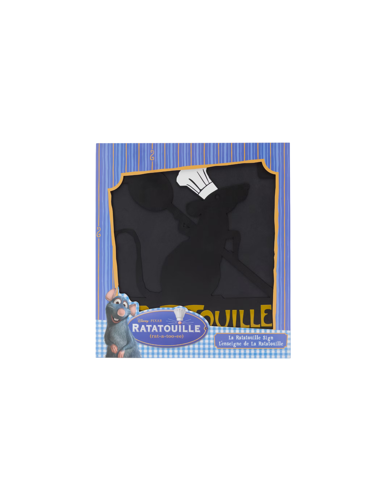 Réplique de l'enseigne Ratatouille Disney