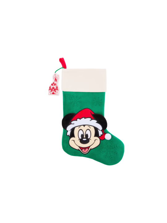 Chaussette de noël Mickey en père noël