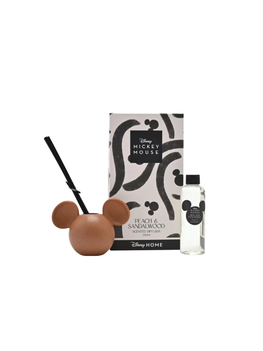 Diffuseur Mickey terracotta pêche & bois de santal disney