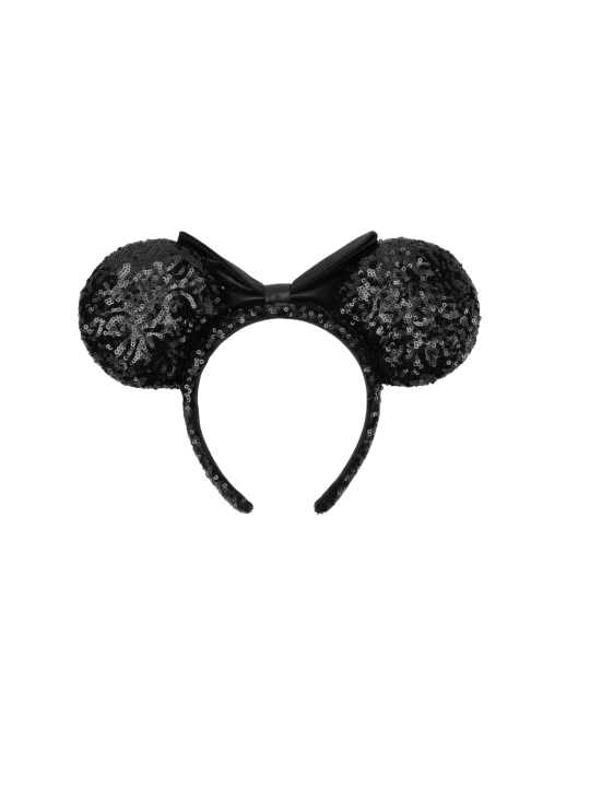 Ears Minnie Mouse sequins noirs disney