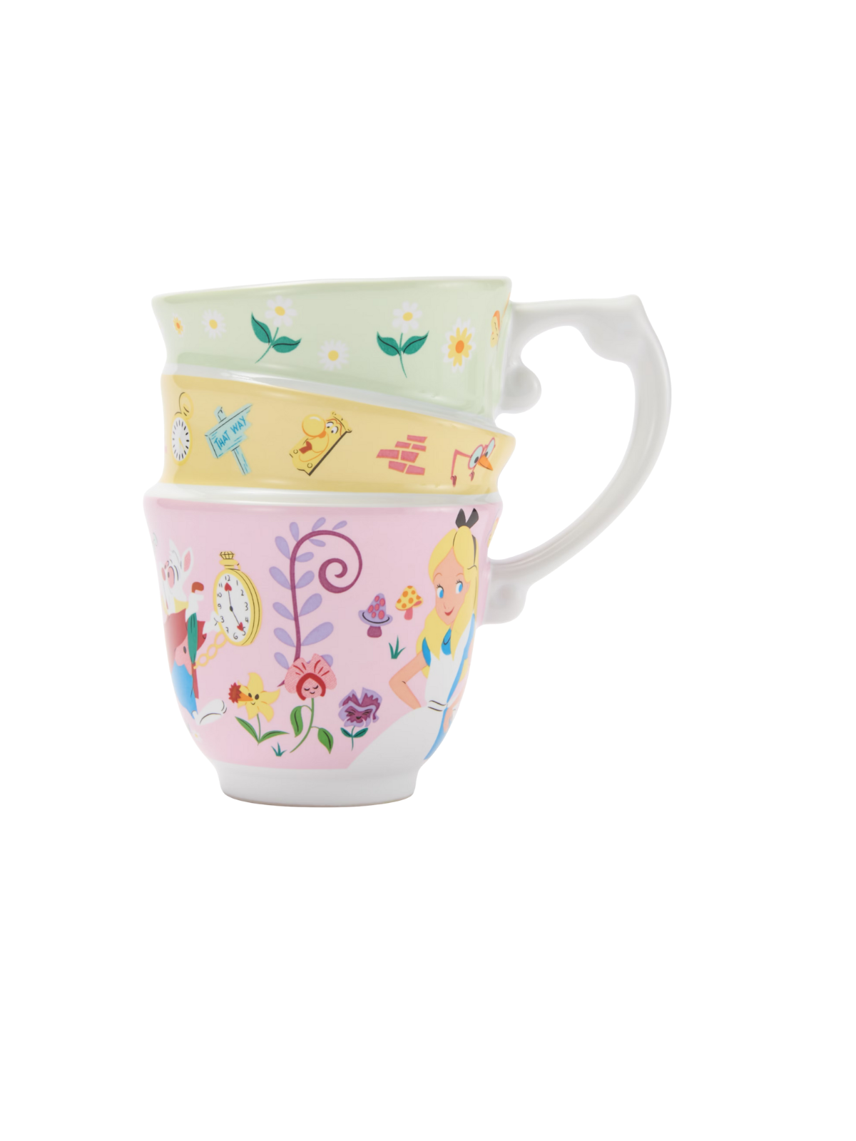 Mug empilé Alice au pays des merveilles disney