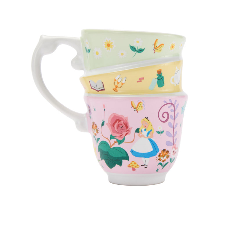 Mug empilé Alice au pays des merveilles disney