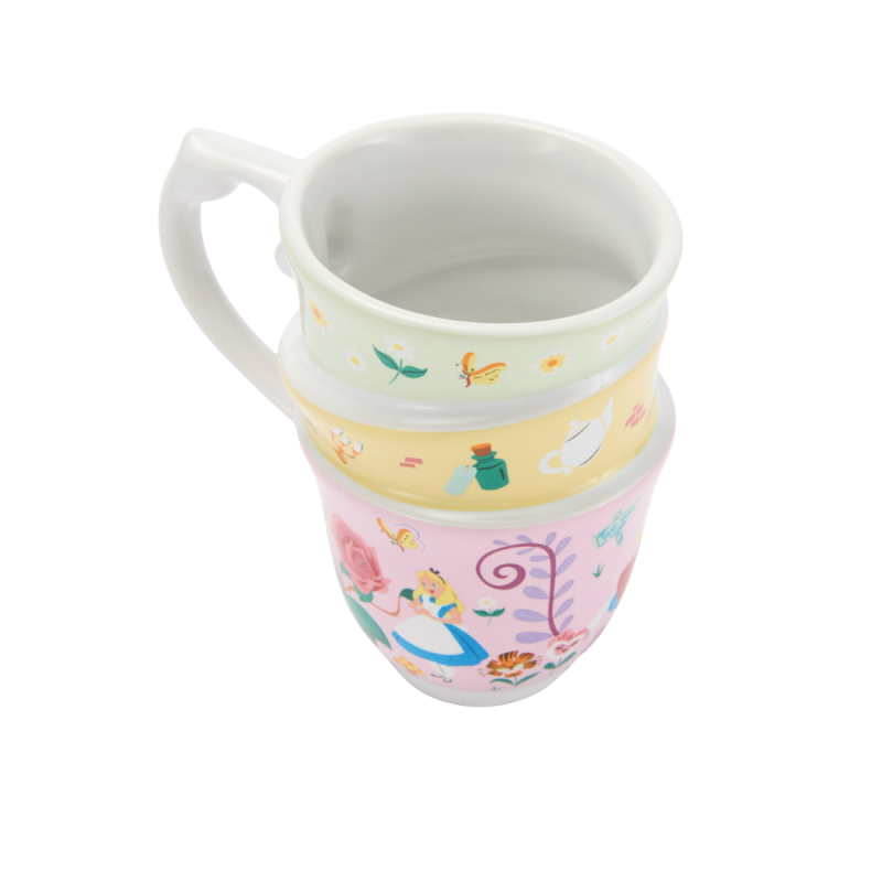 Mug empilé Alice au pays des merveilles disney