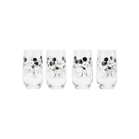 Ensemble de 4 verres Mickey Disney