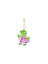 Porte-clés petite peluche Pascal en robe Raiponce Disney