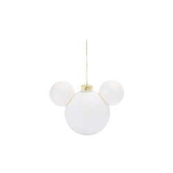 Ornement Boule décorative nacrée en forme de tête de Mickey Disney