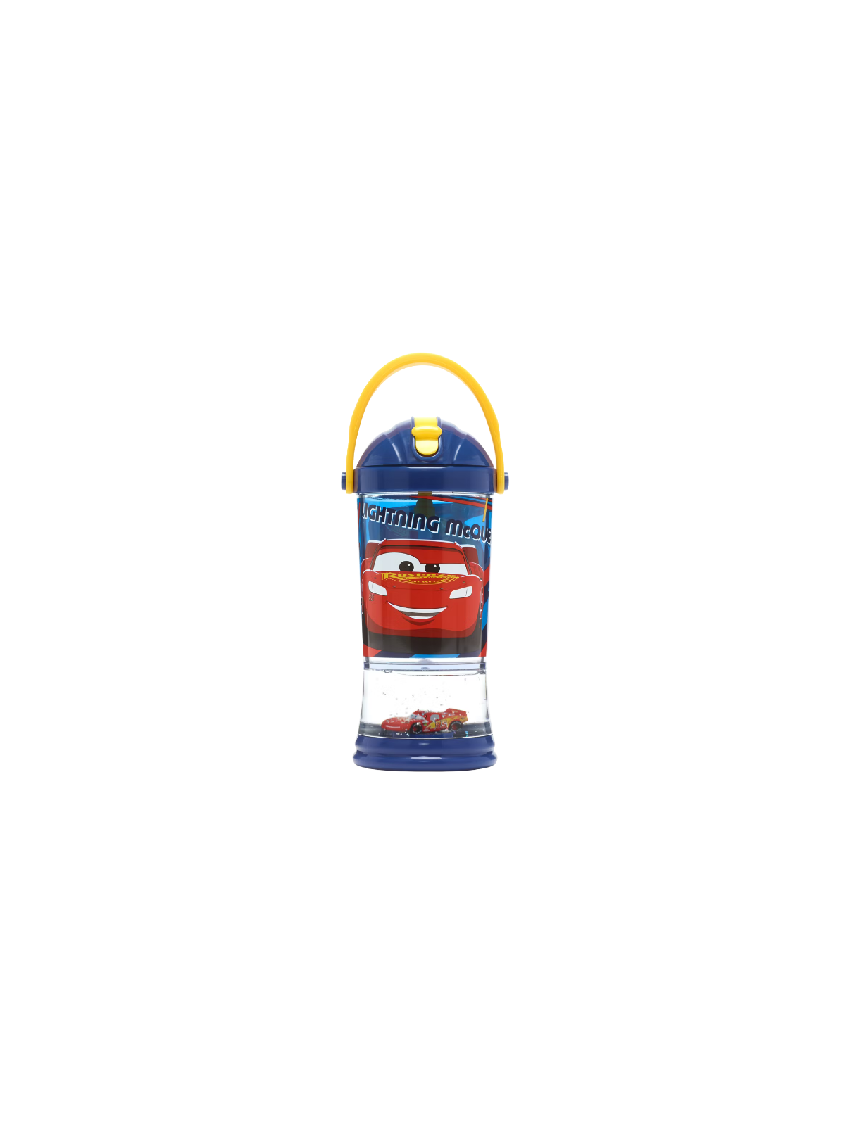 Gourde avec paille Flash McQueen Cars Disney