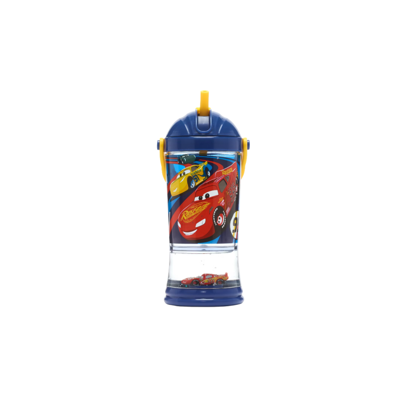 Gourde avec paille Flash McQueen Cars Disney