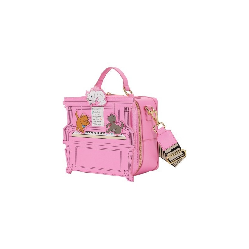 Sac à bandoulière figural piano Les Aristochats LOUNGEFLY