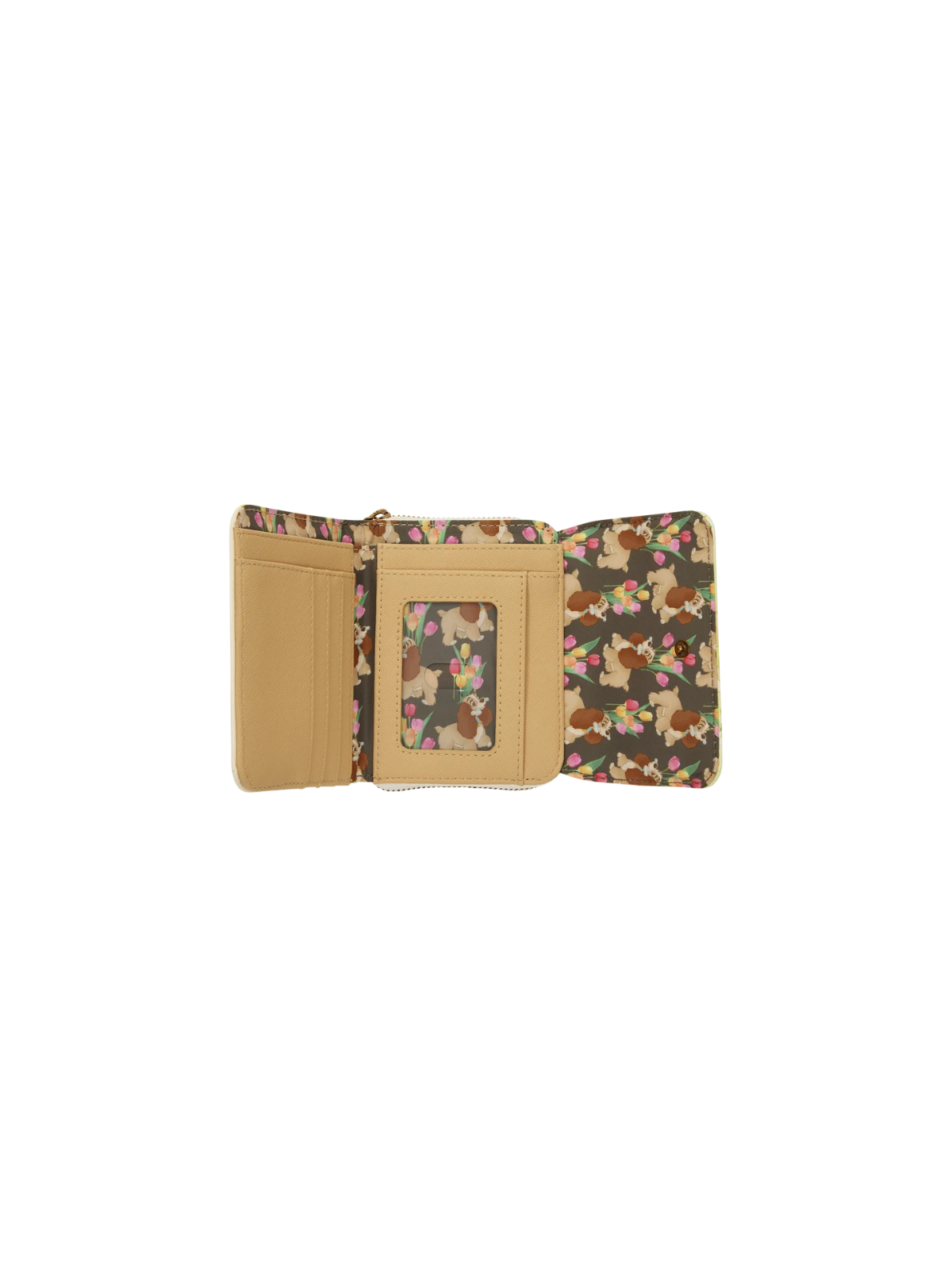 Portefeuille Pastel tulip La belle & le clochard LOUNGEFLY - Livraison 02/2026