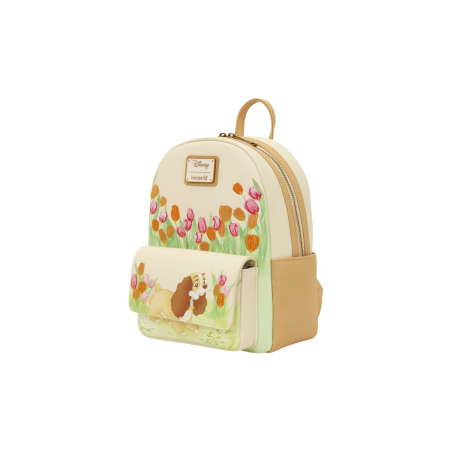 Sac à dos Pastel tulip La belle & le clochard LOUNGEFLY - Livraison 02/2026