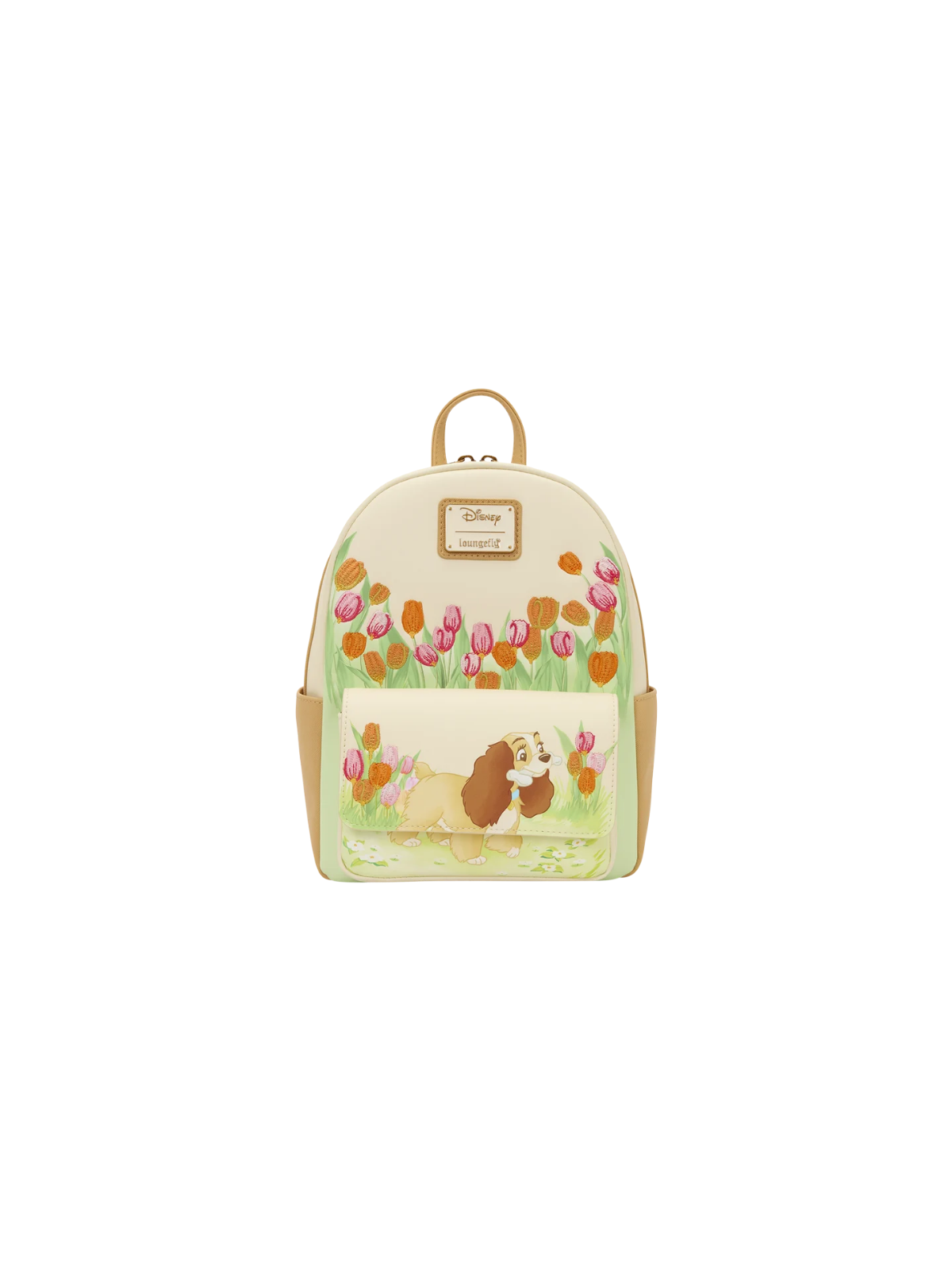 Sac à dos Pastel tulip La belle & le clochard LOUNGEFLY - Livraison 02/2026
