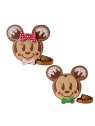 Sac Bandoulière Cookie Pain d'épice Mickey et Minnie LOUNGEFLY