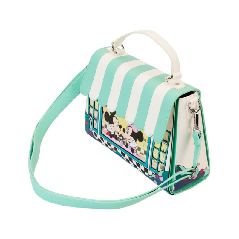 Sac Bandoulière Date Night Diner Minnie & Mickey LOUNGEFLY