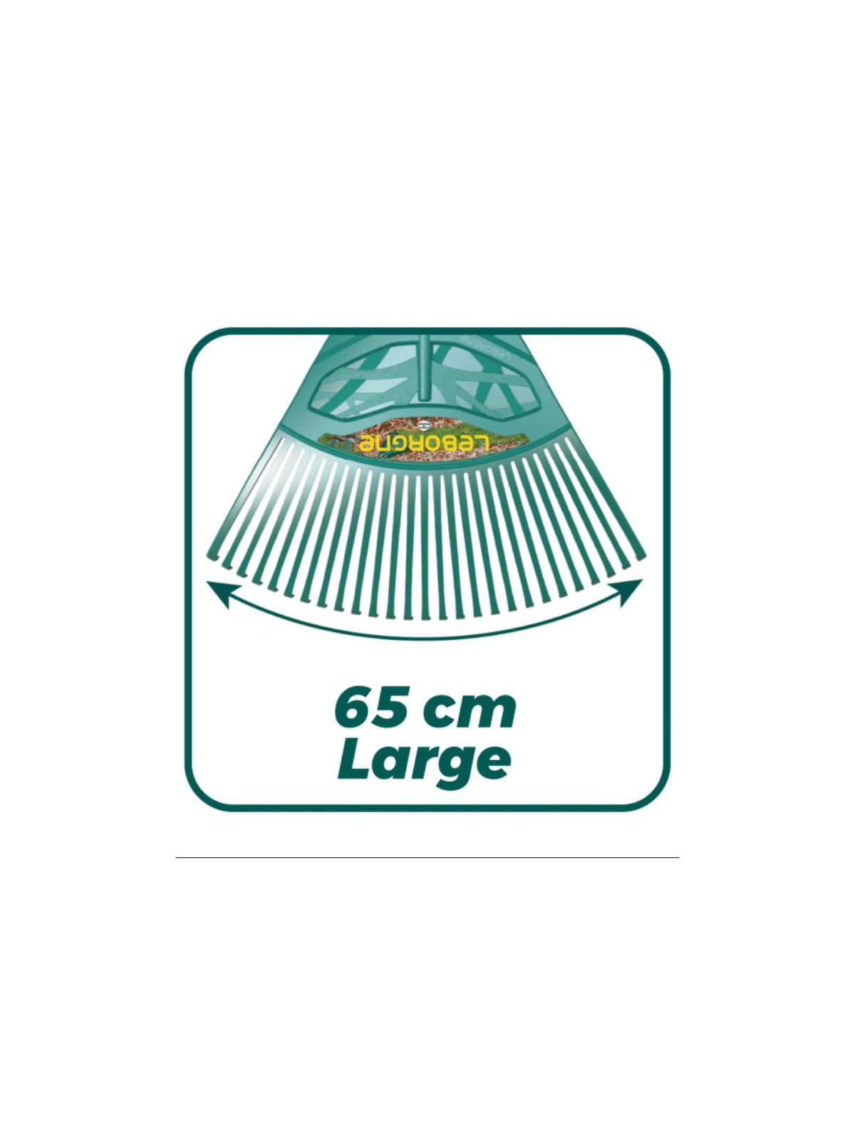 Balai à gazon XL LEBORGNE 369711 Pour un nettoyage efficace du jardin