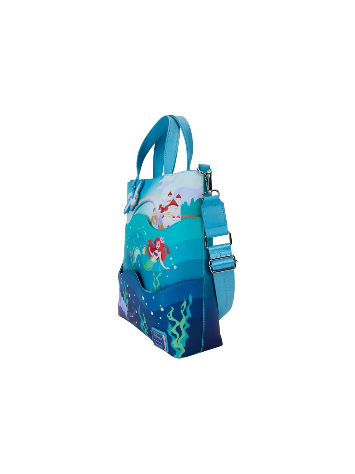 Sac en bandoulière Life is the bubbles La petite sirène LOUGEFLY