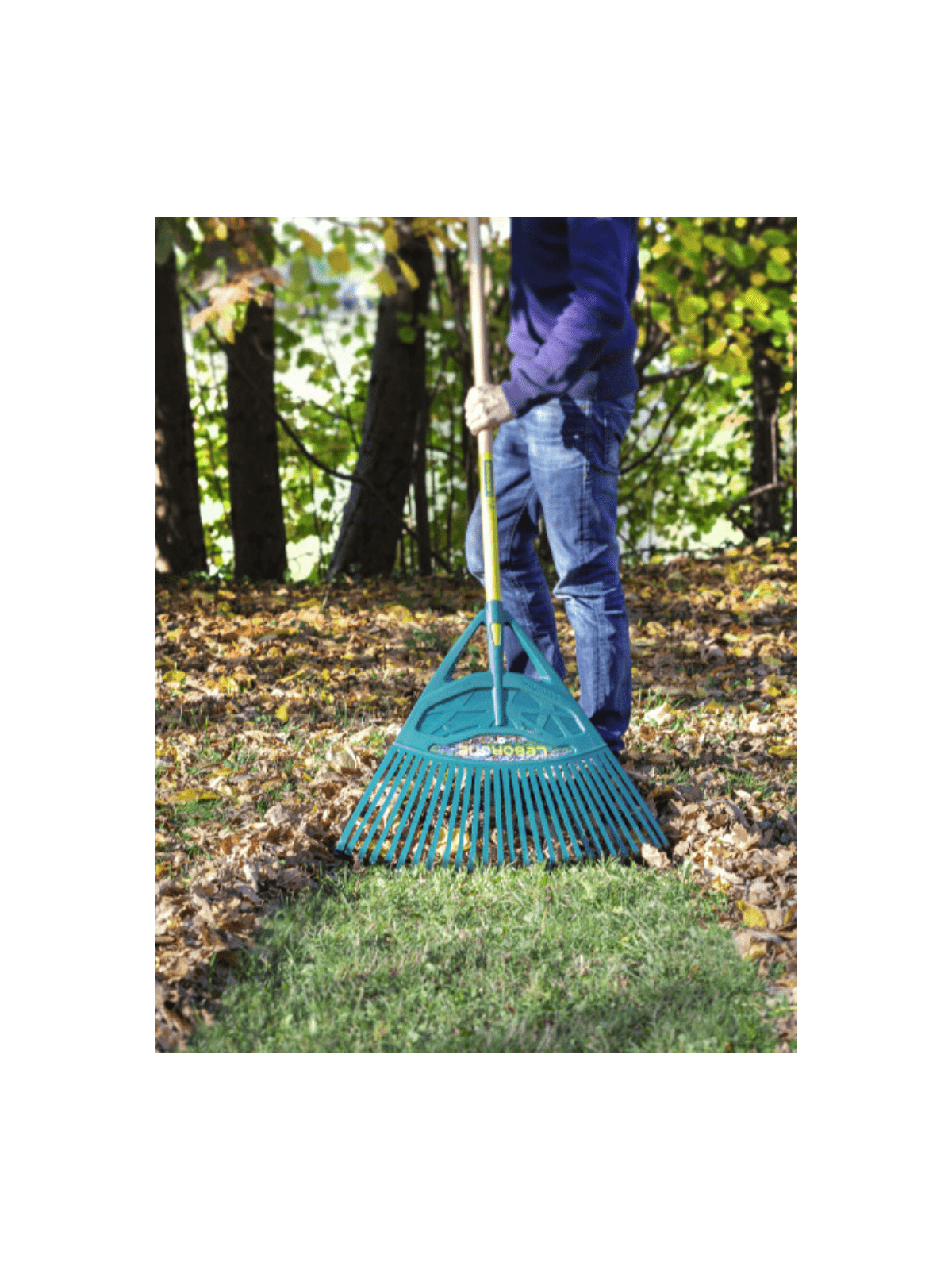 Balai à gazon XL LEBORGNE 369711 Pour un nettoyage efficace du jardin