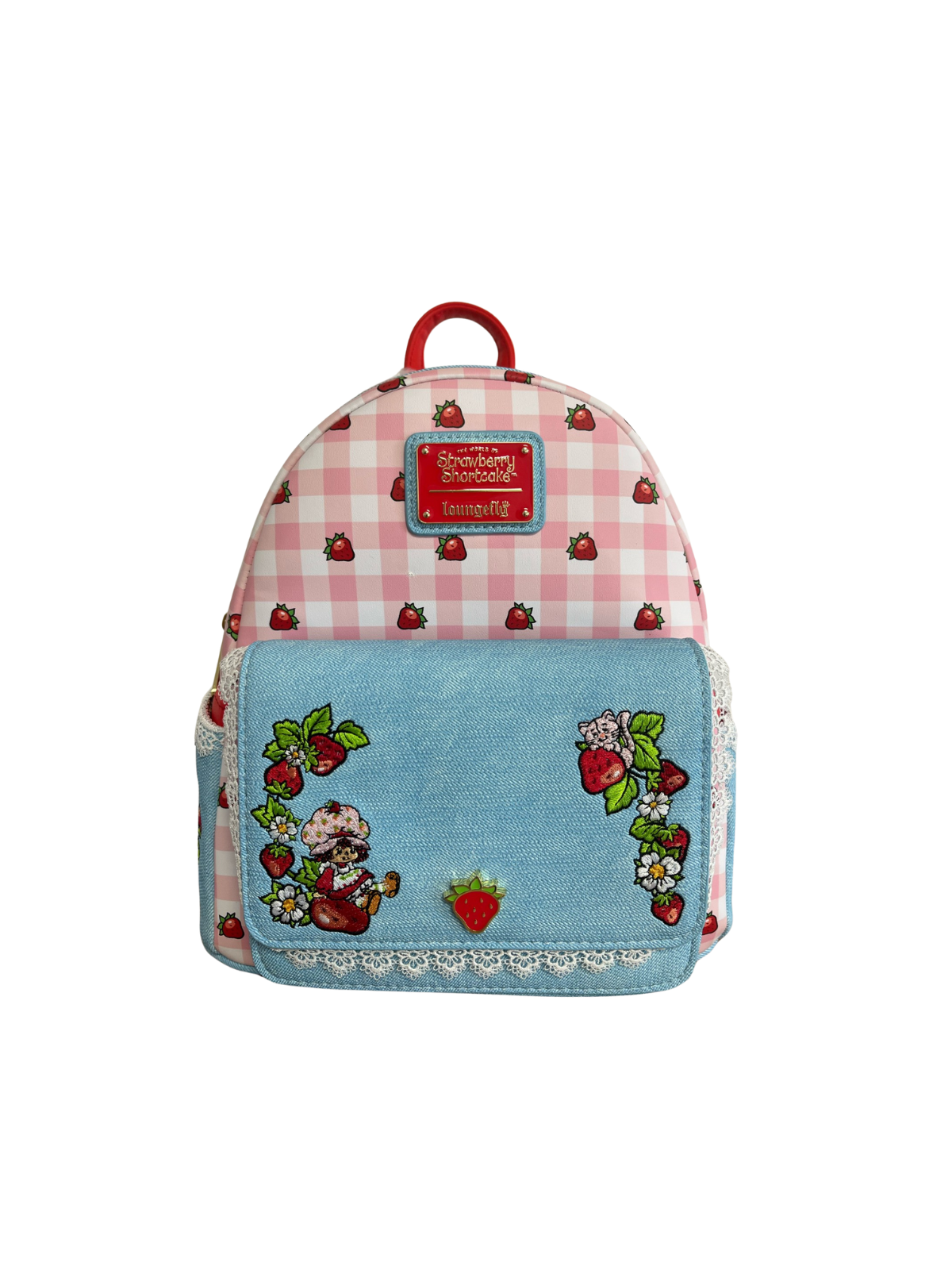 Sac à dos Denim Charlotte aux Fraises Loungefly