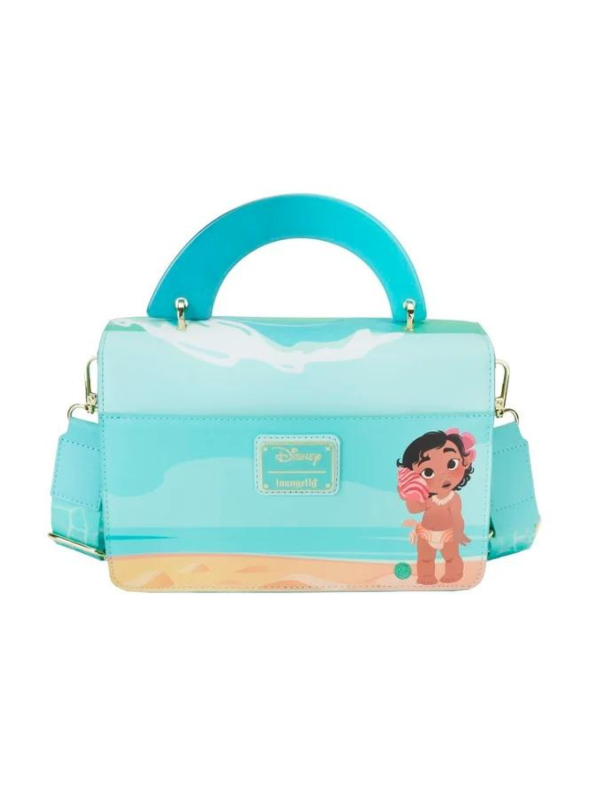 Sac en bandoulière Vagues d'océan Vaiana LOUNGEFLY