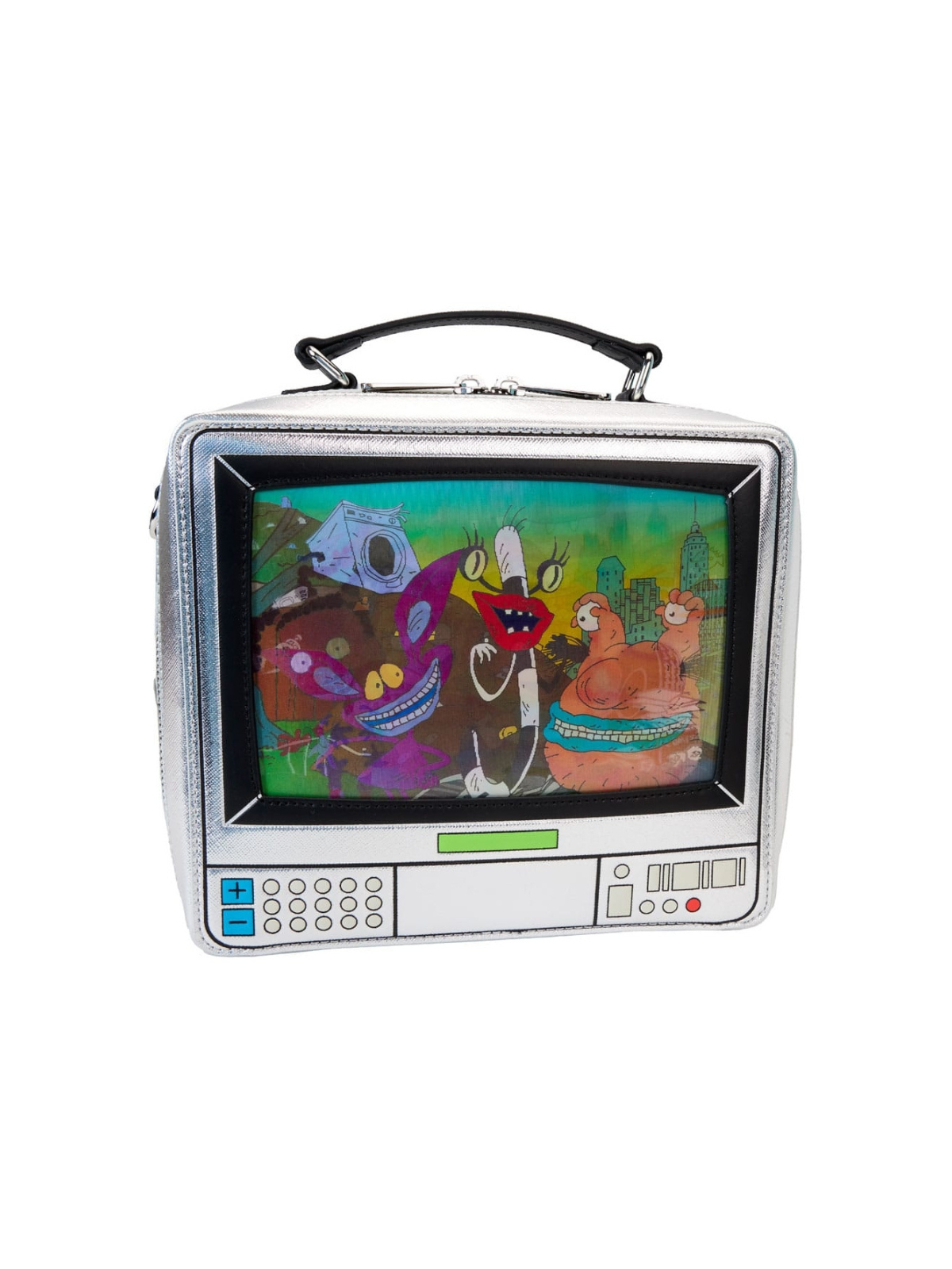 Sac en bandoulière Rétro TV Les Razmockets LOUNGEFLY