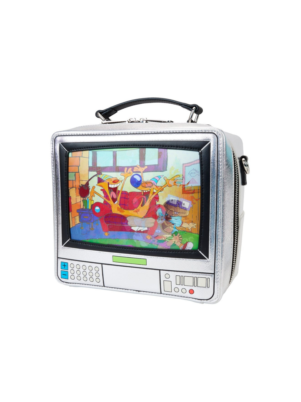 Sac en bandoulière Rétro TV Les Razmockets LOUNGEFLY