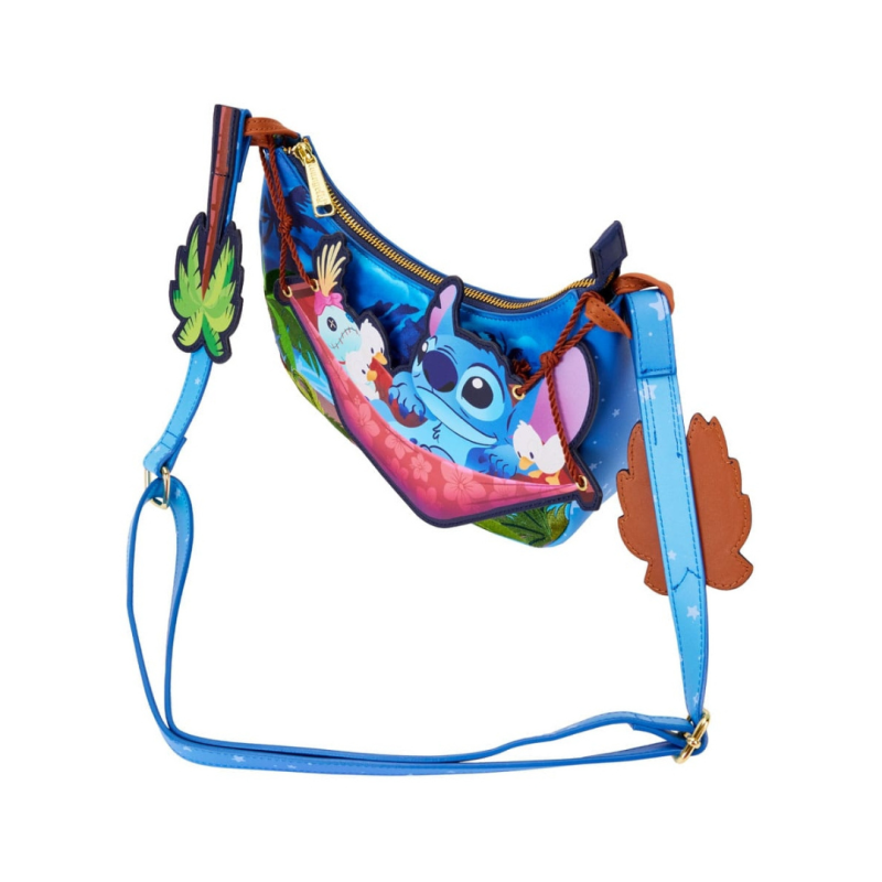 Sac Bandoulière Camping Cuties Hammock Lilo & Stitch Loungefly