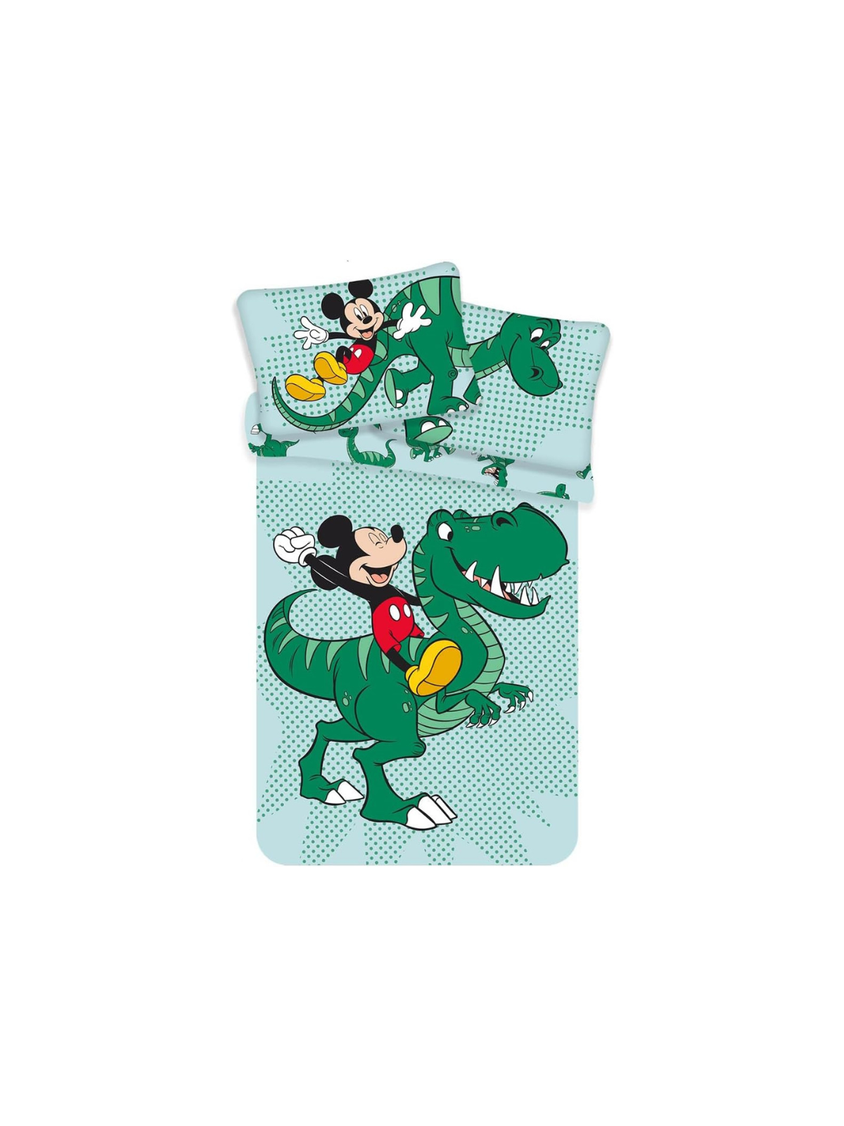 Housse de lit Mickey Dino Baby 100 x 135 cm