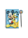 Carnet de notes avec stylo Mickey & Pluto Disney
