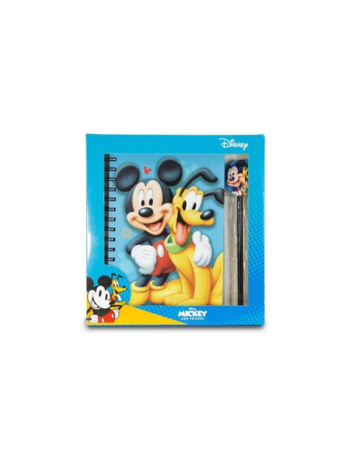 Carnet de notes avec stylo Mickey & Pluto Disney