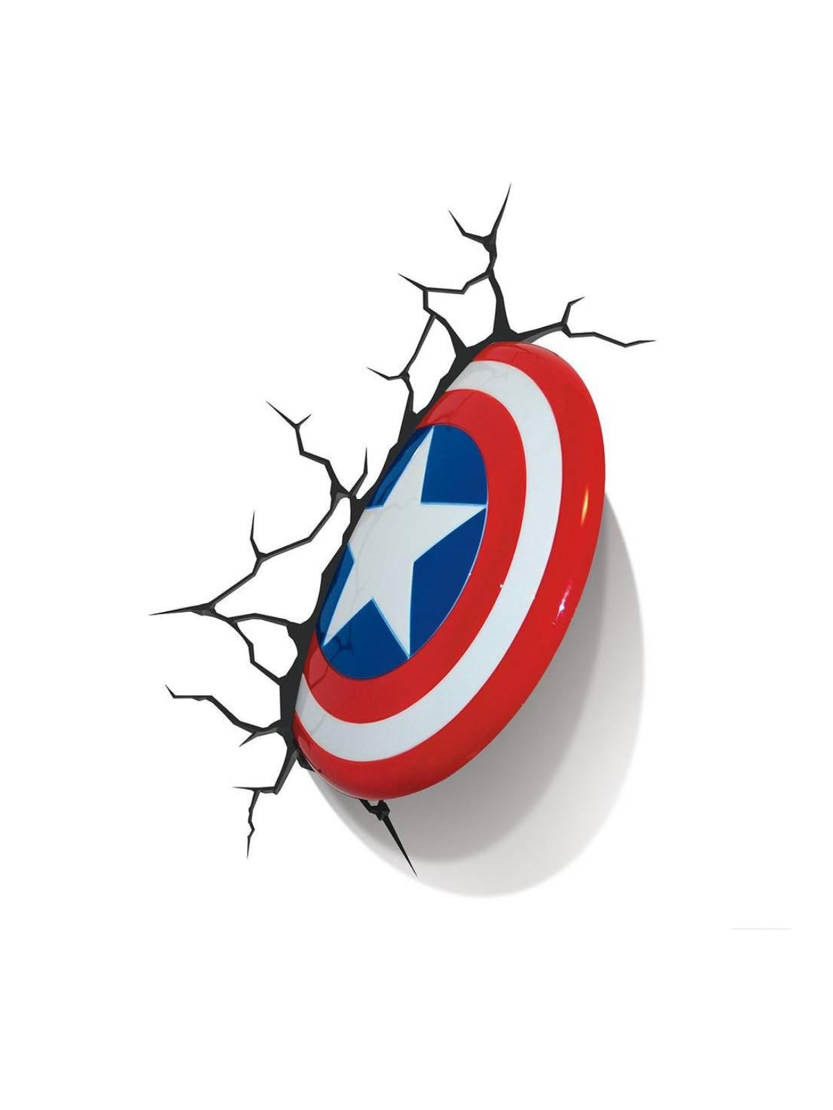 Lampe 3D CAPTAIN AMERICA SHIELD MARVEL