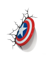 Lampe 3D CAPTAIN AMERICA SHIELD MARVEL