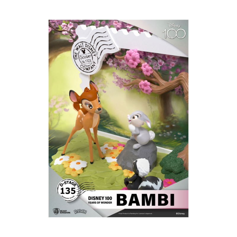 Figurine Bambi D-Stage 100eme Anniv Disney