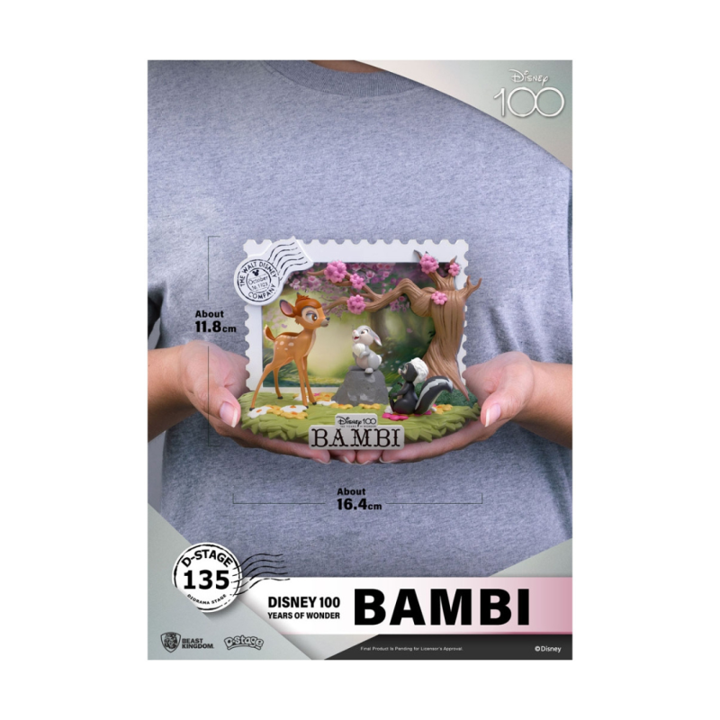 Figurine Bambi D-Stage 100eme Anniv Disney