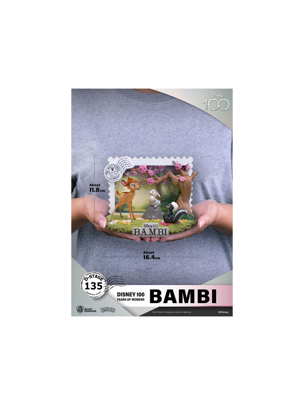 Figurine Bambi D-Stage 100eme Anniv Disney