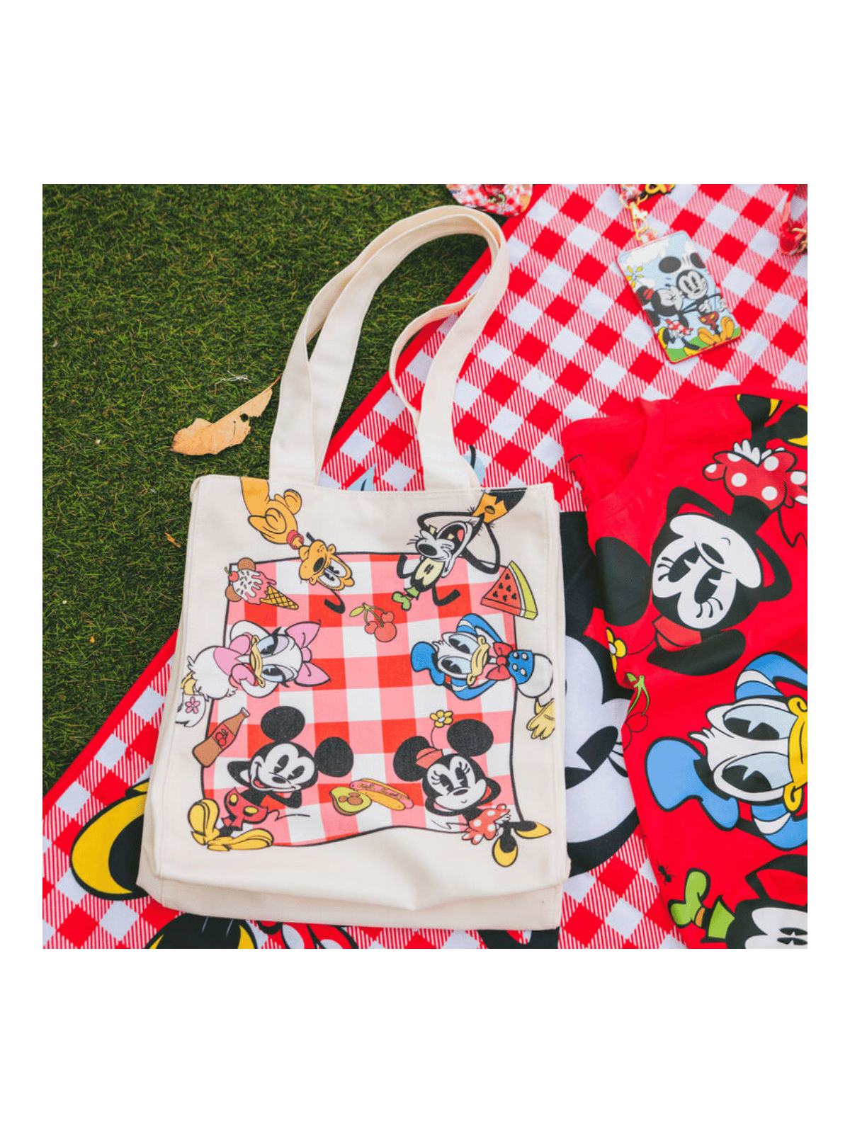 Tote Bag Mickey and Friends Picnic Loungefly