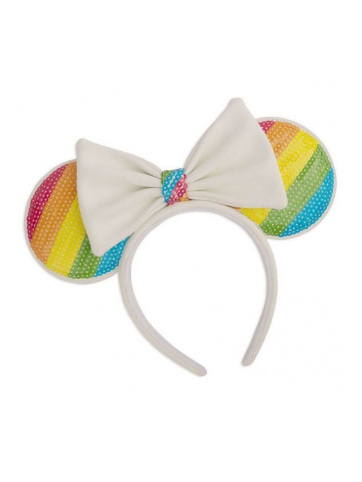 Ears sequins rainbow Minnie LOUNGEFLY
