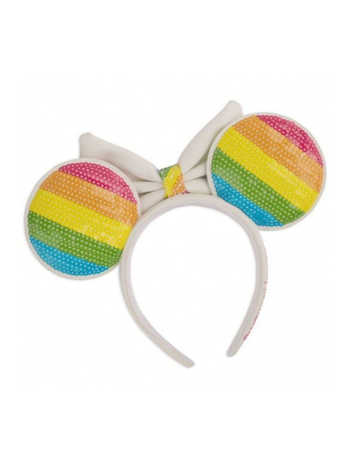 Ears sequins rainbow Minnie LOUNGEFLY