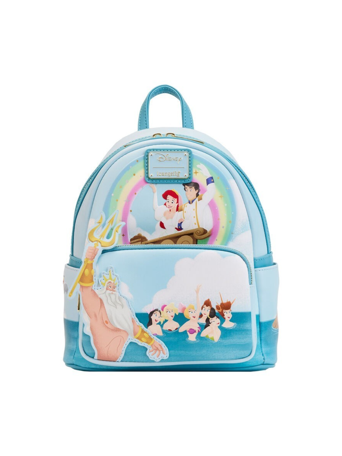 Sac à dos tritons la petite sirene disney LOUNGEFLY