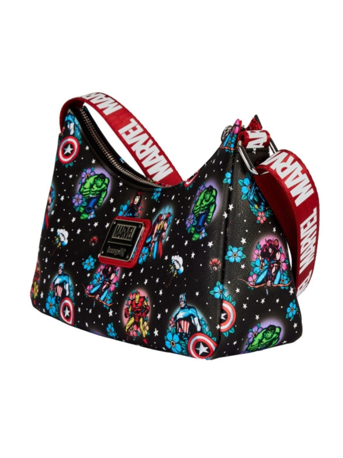 Sac bandoulière tattoo Avengers LOUNGEFLY
