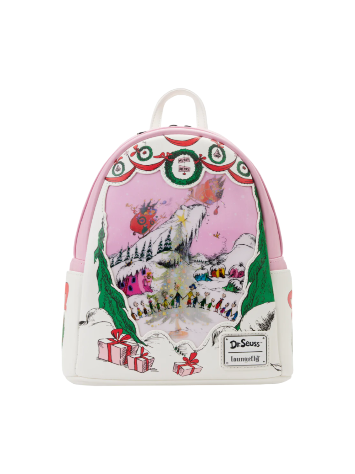 Sac à dos Grinch Dr seuss lenticular scene LOUNGEFLY